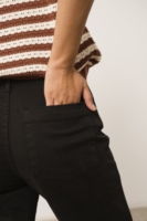 Pantalón Sailor Hani Negro Algodón Reciclado