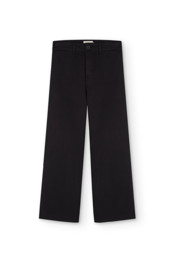 Pantalón Sailor Hani Negro Algodón Reciclado