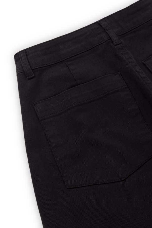 Pantalón Sailor Hani Negro Algodón Reciclado