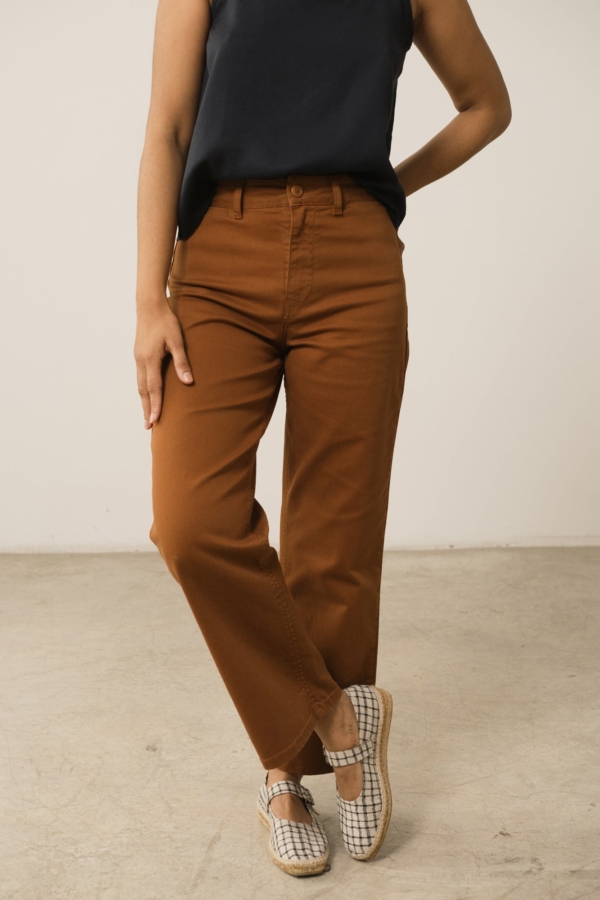 Pantalón Sailor Hani Teja Algodón Reciclado