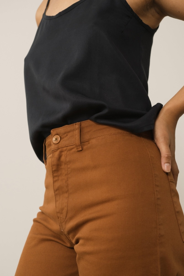Pantalón Sailor Hani Teja Algodón Reciclado