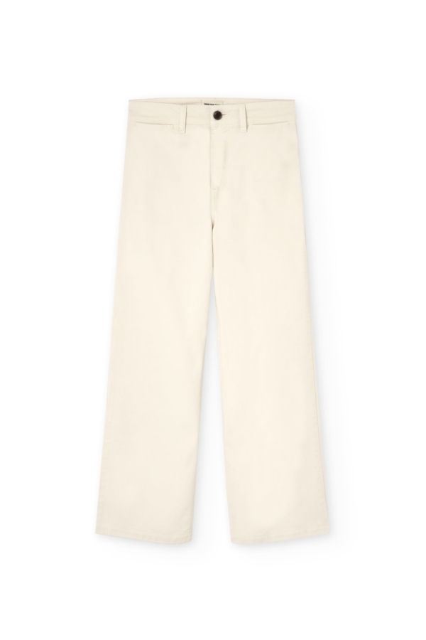 Pantalón Sailor Hani Blanco Algodón Reciclado