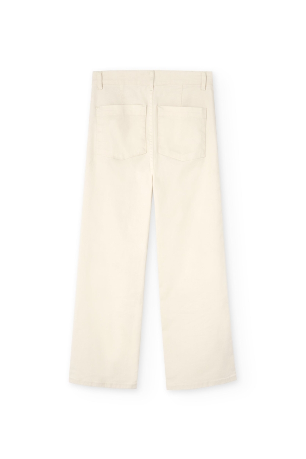 Pantalón Sailor Hani Blanco Algodón Reciclado