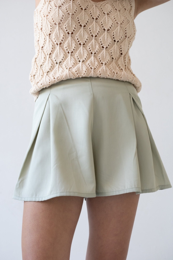 Pantalón corto Hannia Tencel verde Jade