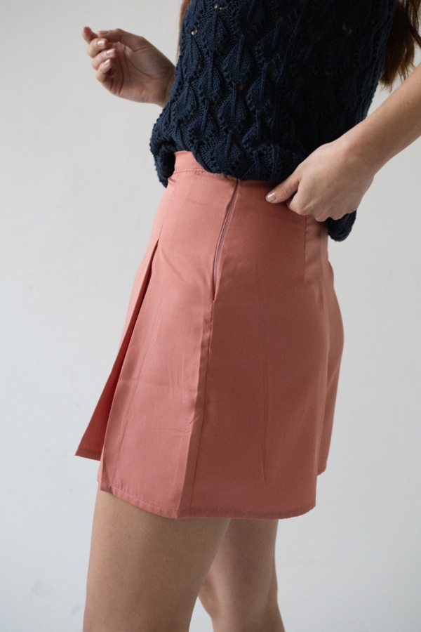 Pantalón corto Hannia Tencel rosa coral