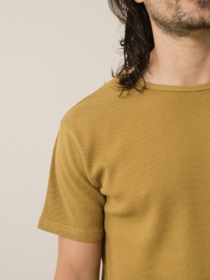 tiralahilacha-harmony-waffle-t-shirt-in-mustard-2