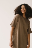 Camiseta unisex Harmony waffle marrón