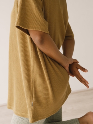tiralahilacha-harmony-waffle-unisex-t-shirt-in-mustard-2
