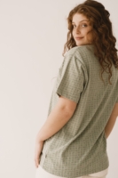 Camiseta unisex Harriet verde mimbre