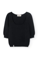 Top Punto Haya Lyocell Tencel Negro