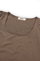 Top Punto Haya Lyocell Tencel Marrón