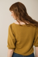 Top Punto Haya Lyocell Tencel Mostaza