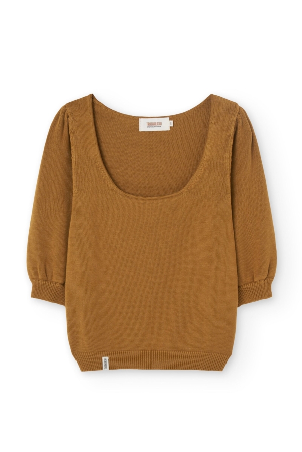 Top Punto Haya Lyocell Tencel Mostaza