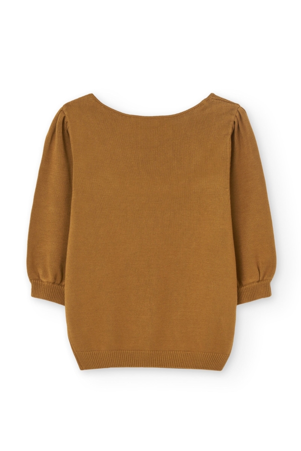 Top Punto Haya Lyocell Tencel Mostaza