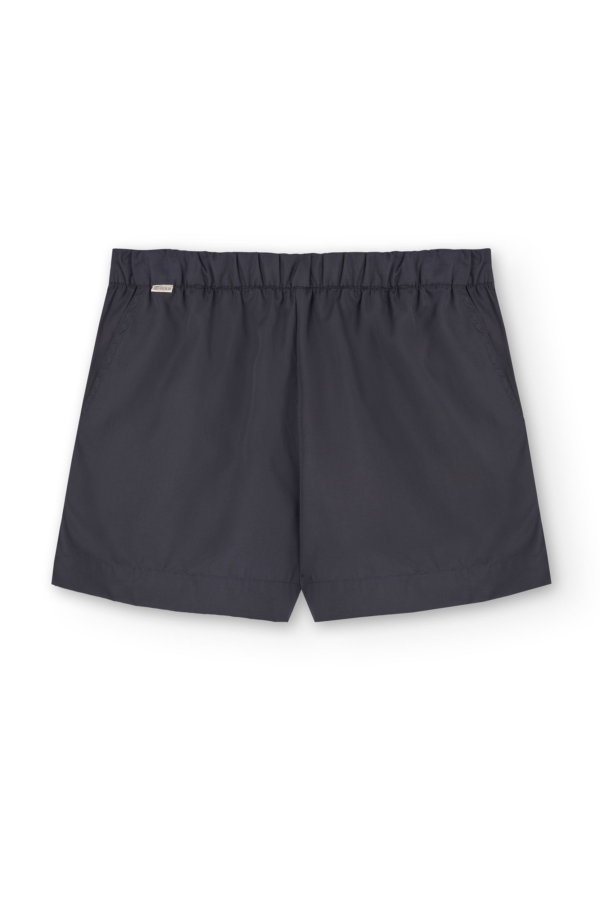 Pantalón corto Hebe Tencel negro