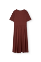 Vestido Helen cruzado Tencel rojo