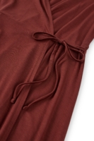 Vestido Helen cruzado Tencel rojo