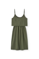 Vestido Tirantes Henar Lino Verde