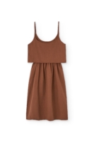 Vestido Tirantes Henar Lino Terracotta