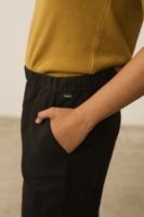 Pantalón Henna Oversized Lino Negro