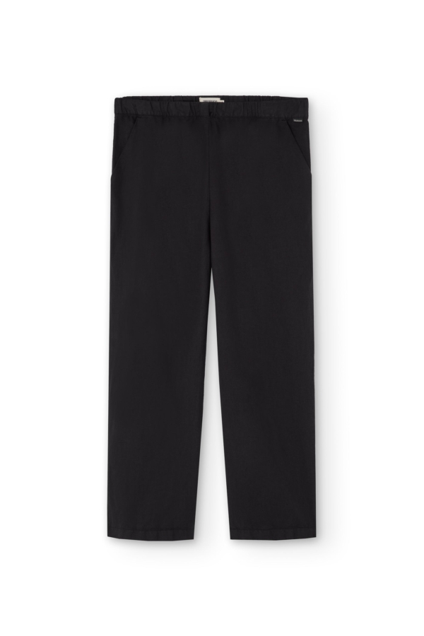 Pantalón Henna Oversized Lino Negro