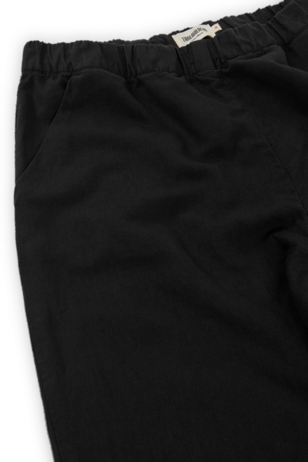 Pantalón Henna Oversized Lino Negro