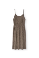 Vestido midi Hiara marrón corteza