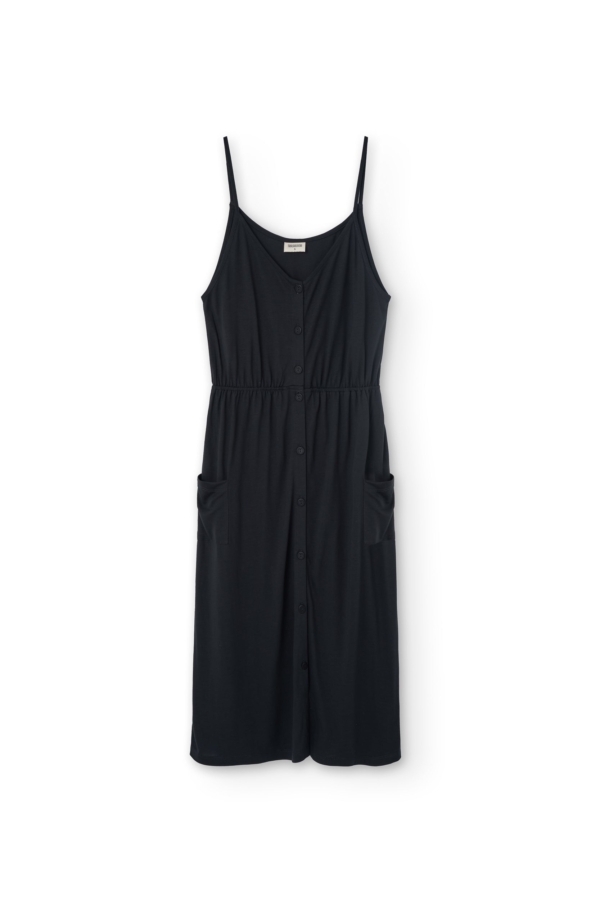 Vestido midi Hiara Tencel negro