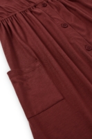 Vestido midi Hiara Tencel rojo