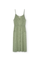 Vestido midi Hiara verde mimbre