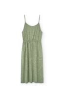 Vestido midi Hiara verde mimbre