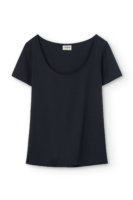 Camiseta Hilda manga corta Tencel negro