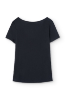 Camiseta Hilda manga corta Tencel negro
