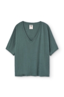 Camiseta Hilda manga corta Tencel azul