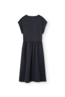 Vestido Hira midi cruzado Tencel negro