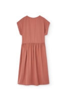 Vestido Hira midi cruzado Tencel rosa coral