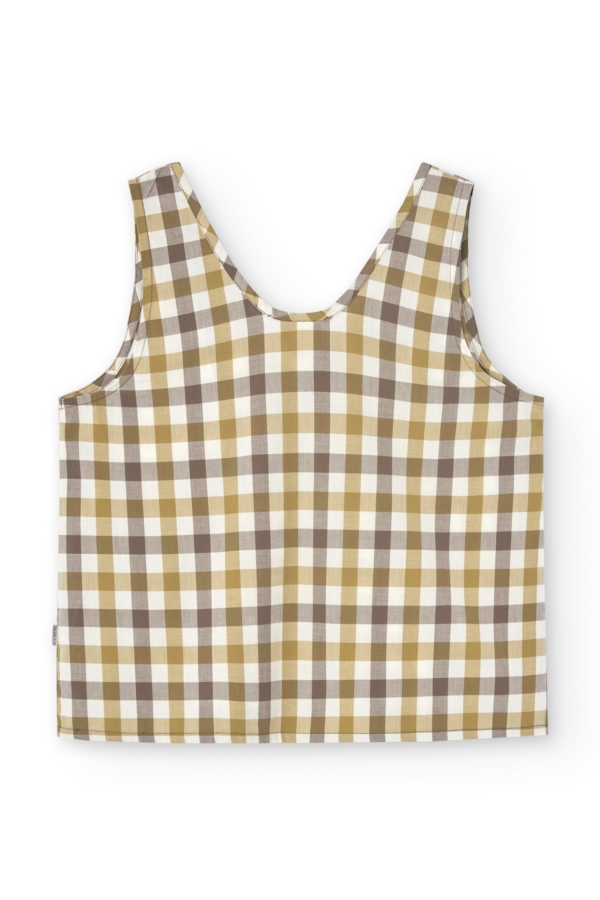 Top Holly tirantes vichy algodón orgánico