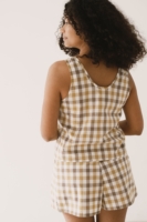 Top Holly tirantes vichy algodón orgánico