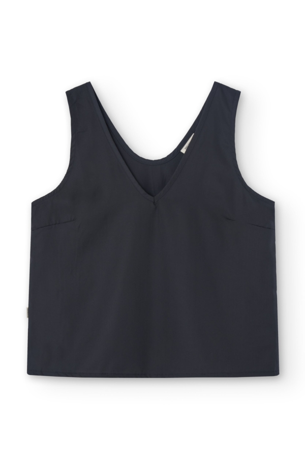 Top Holly tirantes Tencel negro