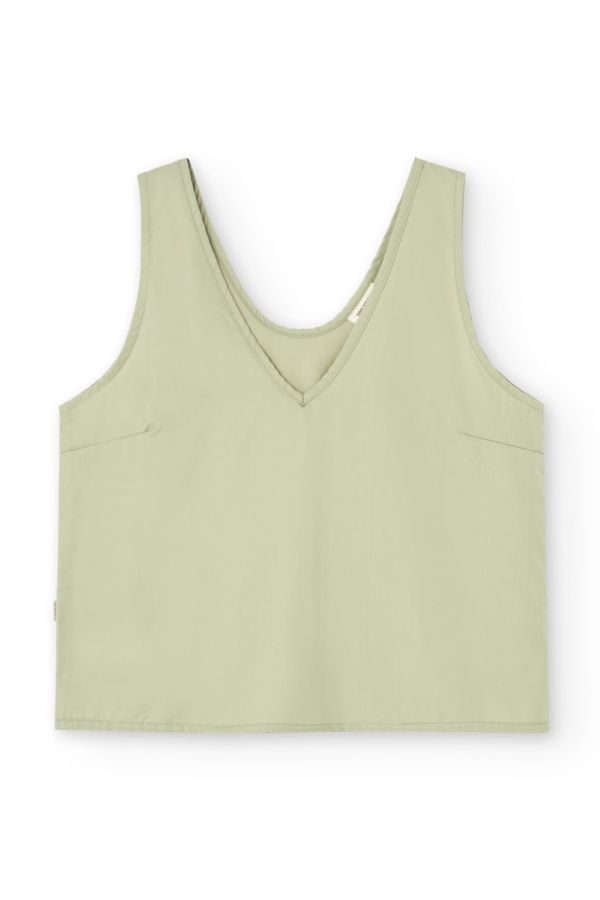 Top Holly tirantes Tencel verde Jade