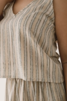 Top Holly tirantes Tencel estampado rastro