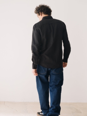 tiralahilacha-hugo-linen-blend-shirt-in-black-4