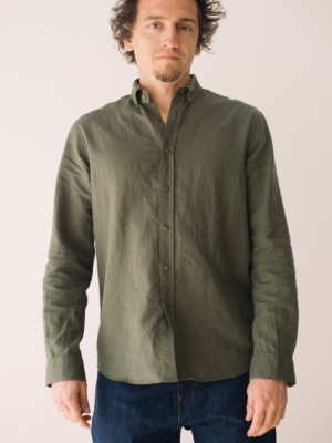 tiralahilacha-hugo-linen-blend-shirt-in-green-4