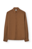 Camisa terracota Hugo unisex de lino