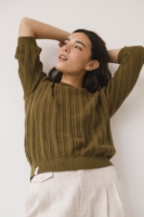 Jersey calado verde