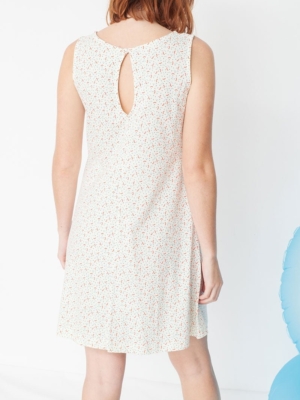 Vestido Mariel evasé con estampado geométrico