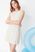 Vestido Mariel evasé con estampado geométrico