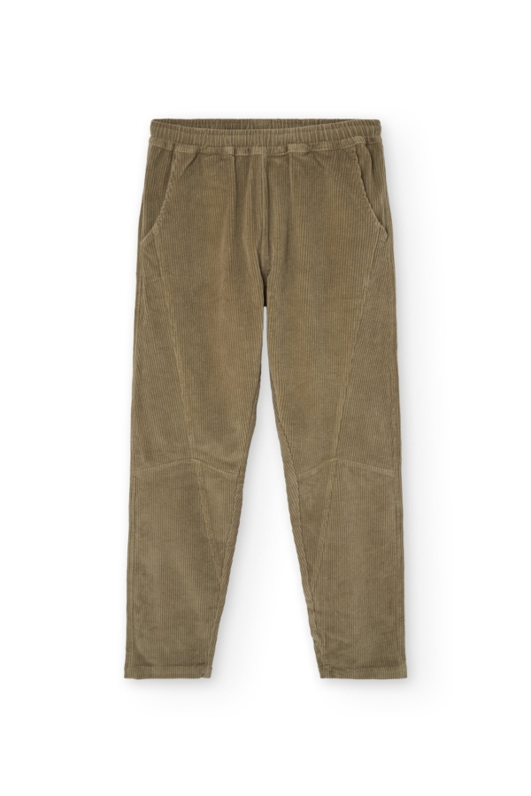 Pantalón pana algodón orgánico verde