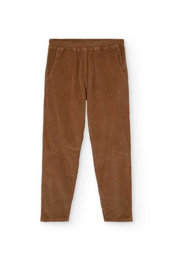 Pantalón pana algodón orgánico teja