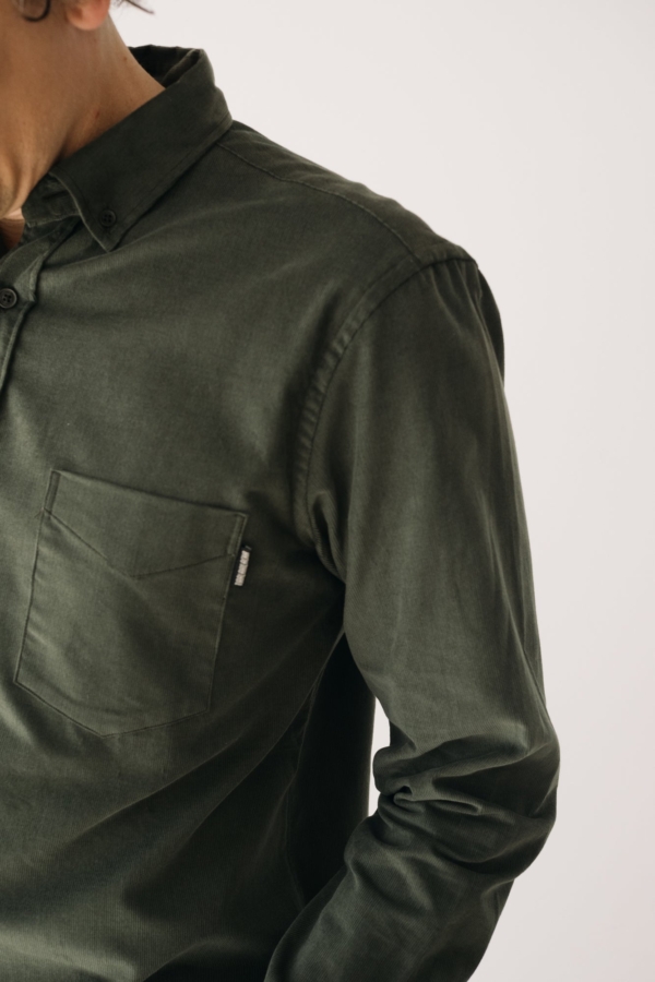 Camisa micropana unisex verde
